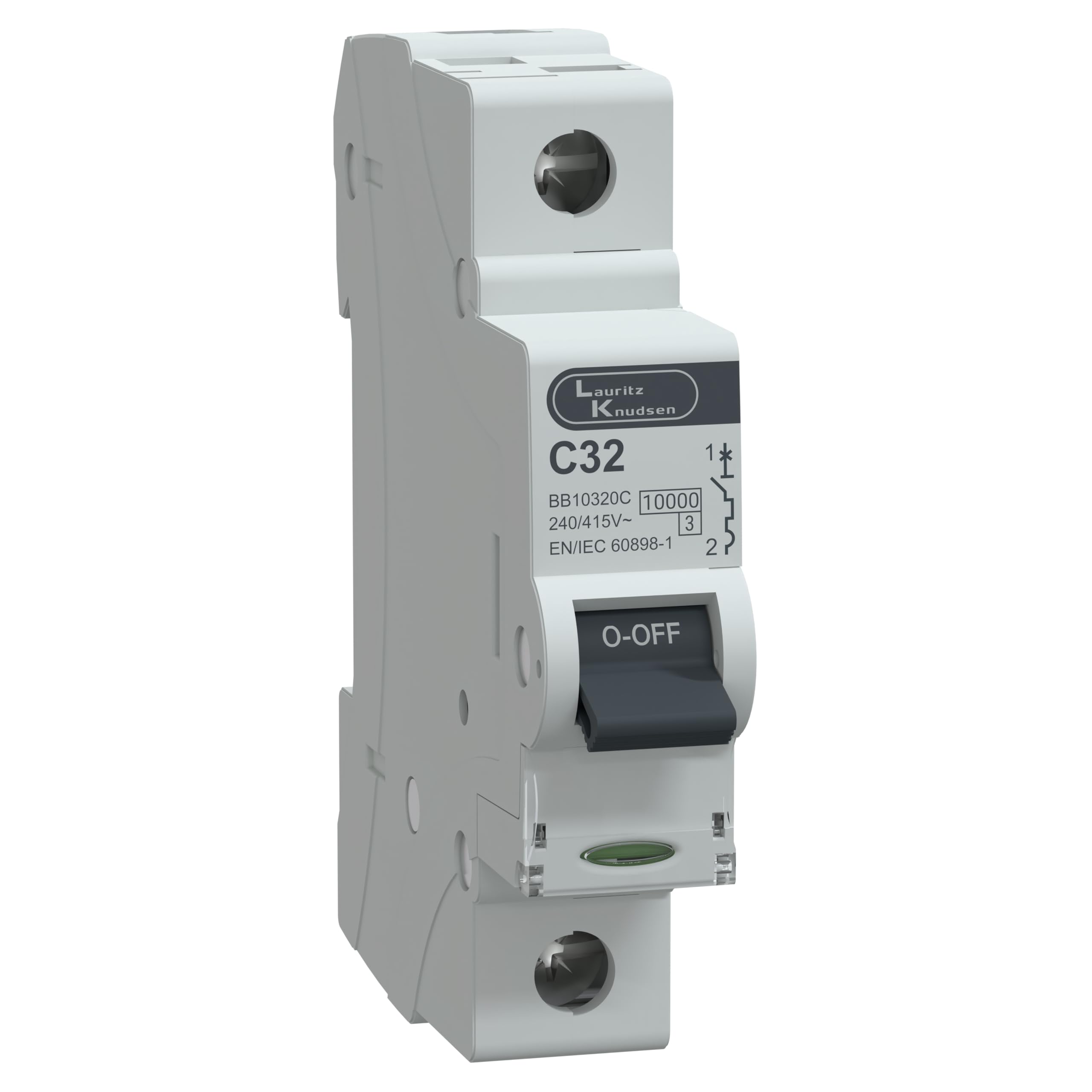 Lauritz Knudsen 32A SP MCB 1 Pole C Curve (240/415V AC) | IS/IEC 60898-1 Certified Miniature Circuit Breaker | Single Pole Electrical Protection Switch-image-35