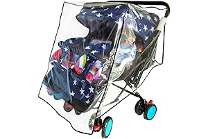 Double Bob Stroller Rain Cover: Universal Protection for Side-by-Side Strollers