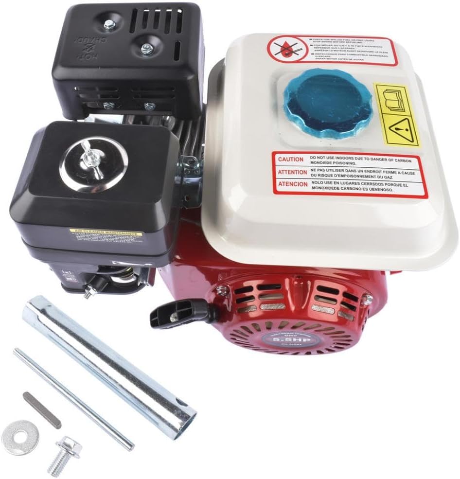 5.5HP 168cc 4 Stroke Gas Engine 20mm Shaft Pullstart Compatible with Automotive Motorcycle Parts GX160