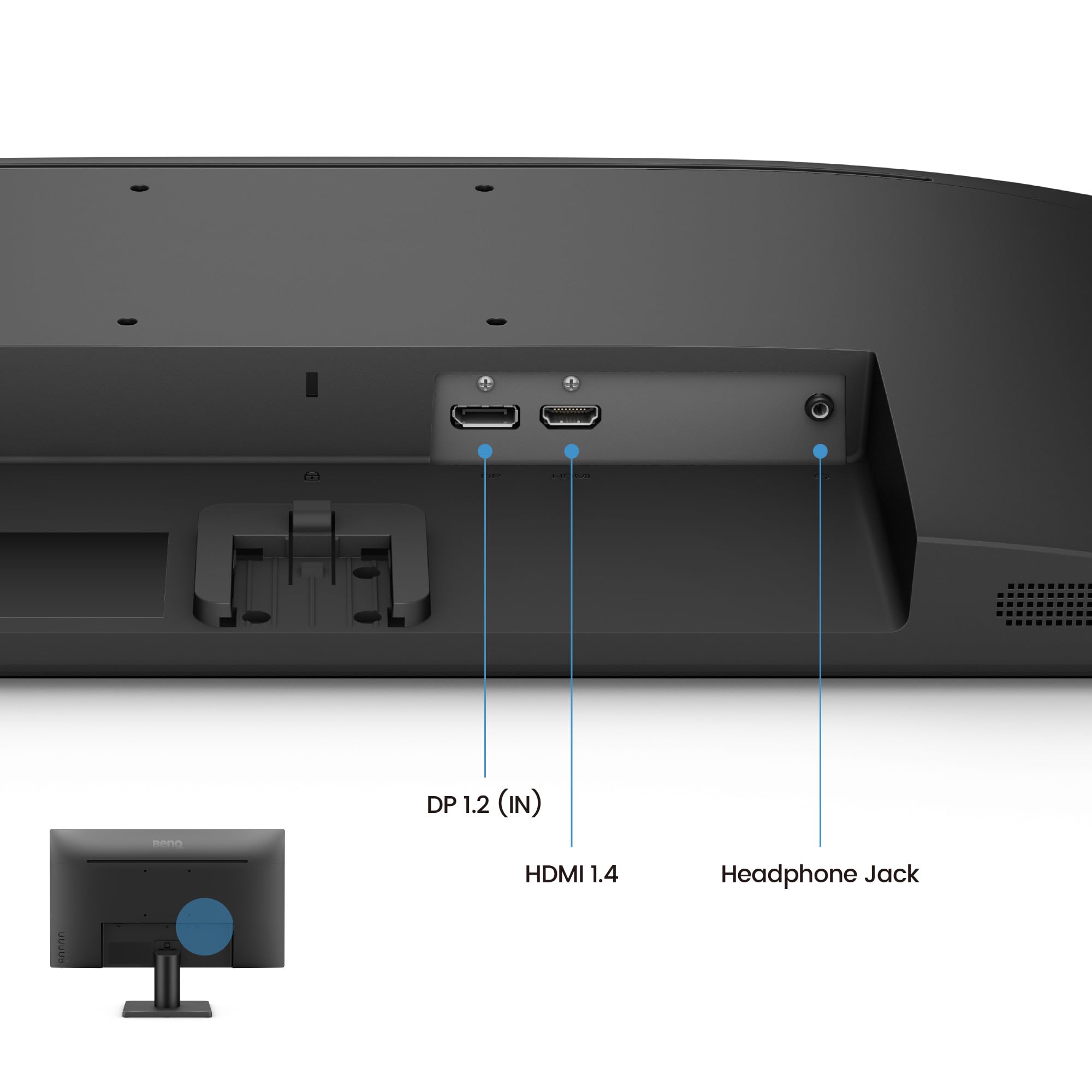 BenQ Monitor Gaming GW2491E 24" 1080p FHD 100Hz IPS Eye-Care, HDMI, porta per display, cornice ultra sottile, certificato TUV, senza sfarfallio, tecnologia Low Blue Light Plus, Eye-CareU(2025 New)