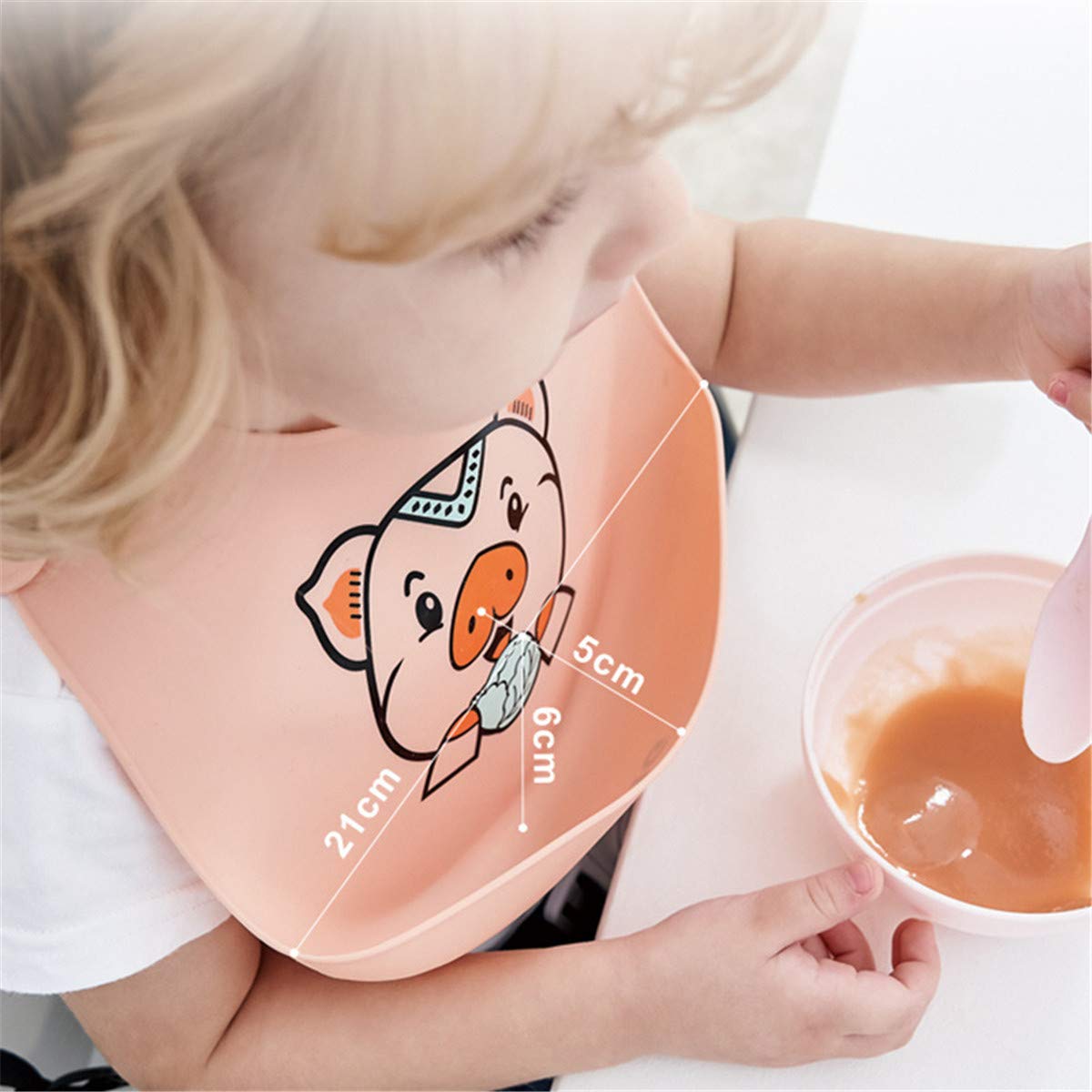 Nuby Set Da 3 Bavaglini In Silicone Morbidi – Impermeabili Con Tasca Raccoglipane E Chiusura Regolabile