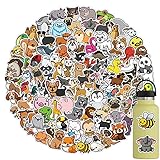 100Pcs Nature Animal Stickers for Kids, Cute Animal Stickers Decals for Laptop Water Bottles Bike Skateboard Luggage Computer Hydro Flask Toy Phone Snowboard