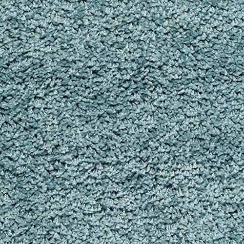 Image of Plain Rugs and Carpet and Carpets for Hall and Drawing Room 5x8 Feet Sky Blue Color