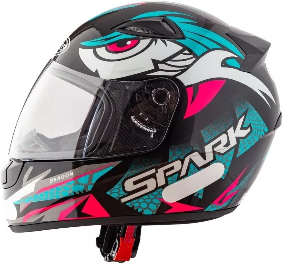 Capacete Feminino EBF New Spark Dragon Tiffany