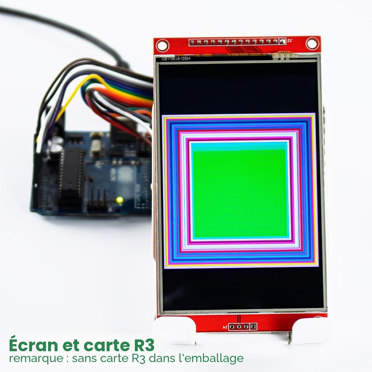 LAFVIN Écran tactile TFT LCD de 4,0 pouces 480x320 SPI Série ST7796S avec stylet tactile Compatible avec Arduino