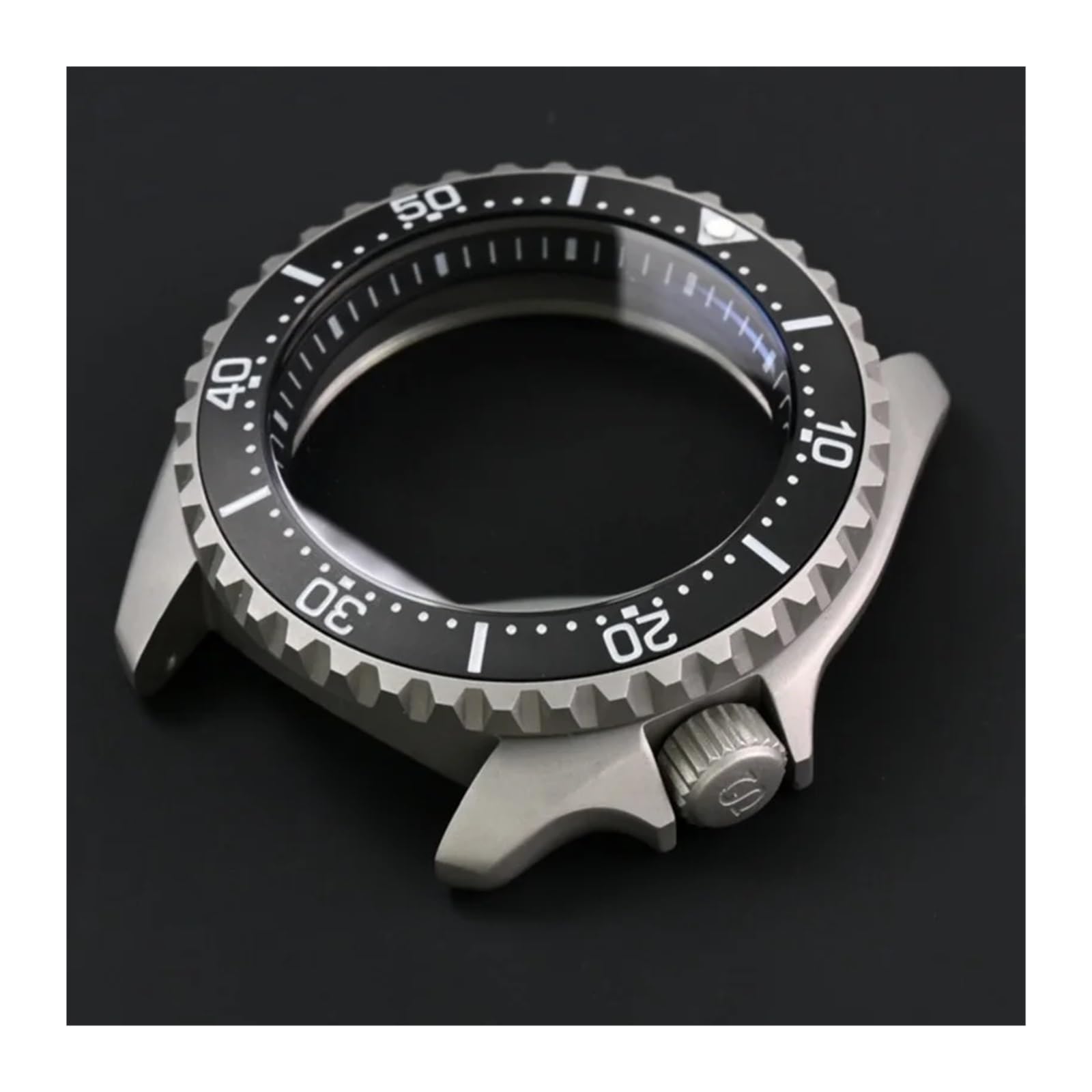 42 mm mattes Uhrengehäuse mit Saphir-Kristallglas, 28,5 mm Zifferblatt, wasserdicht, kompatibel mit Nh35, NH34, Nh36 Uhrwerken