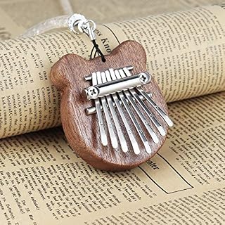 Alnicov Piano à pouce Kalimba 8 touches, Piano à doigt Super MiNi en acajou avec lanière adapté aux débutants (forme d… - Les Beatles, Paul McCartney, John Lennon, RIngo Starr, George Harrison Alnicov Piano à pouce Kalimba 8 touches, Piano à doigt Super MiNi en acajou avec lanière adapté aux débutants (forme d… – Image 3