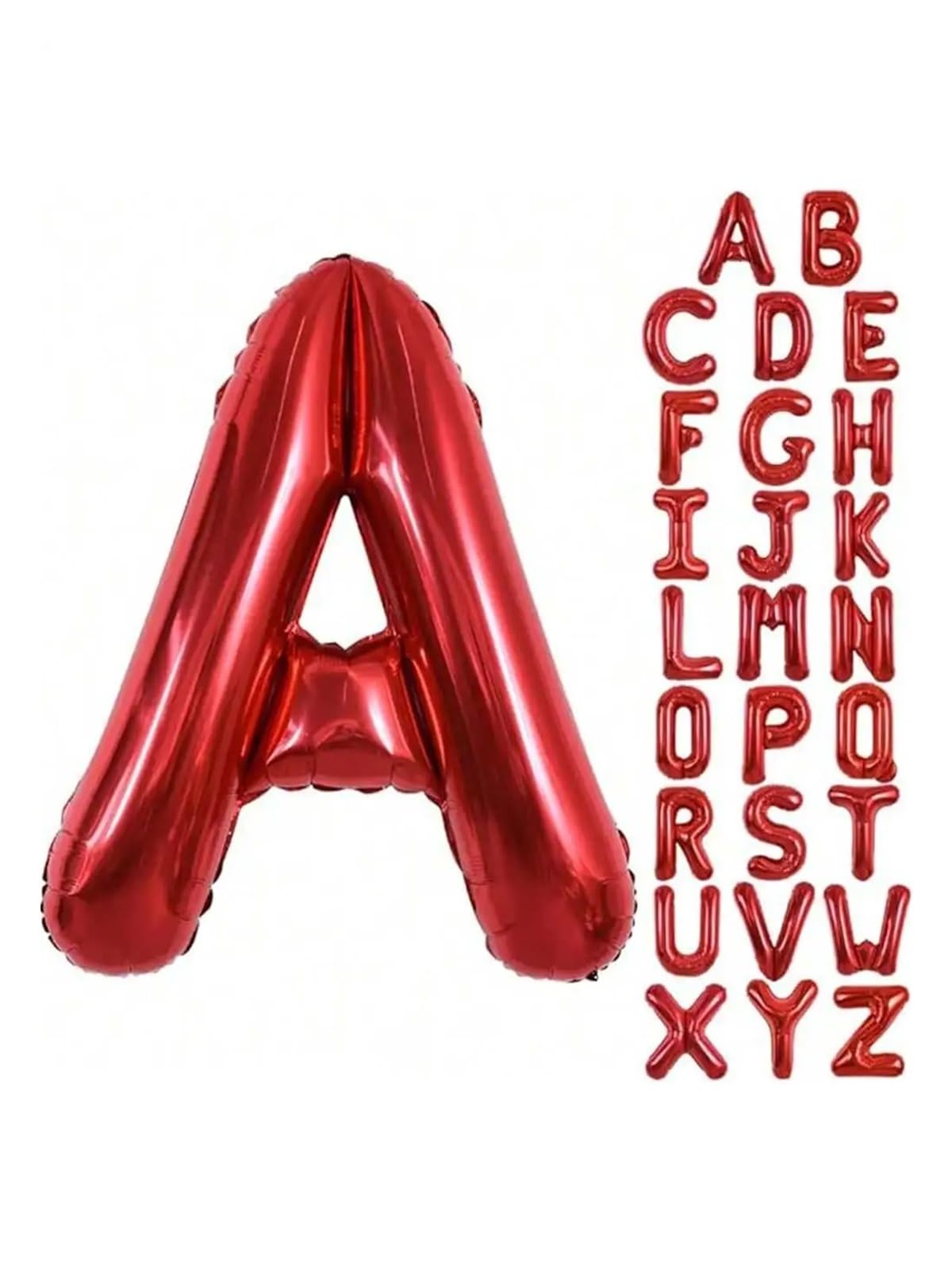 Folienballons, 26 Stück, 81,3 cm, Blau, Gold, Rose, Schwarz, Alphabet-Ballon, groß, vergoldet, Helium, für Geburtstag, Abschlussfeier, Performance, Party-Dekoration