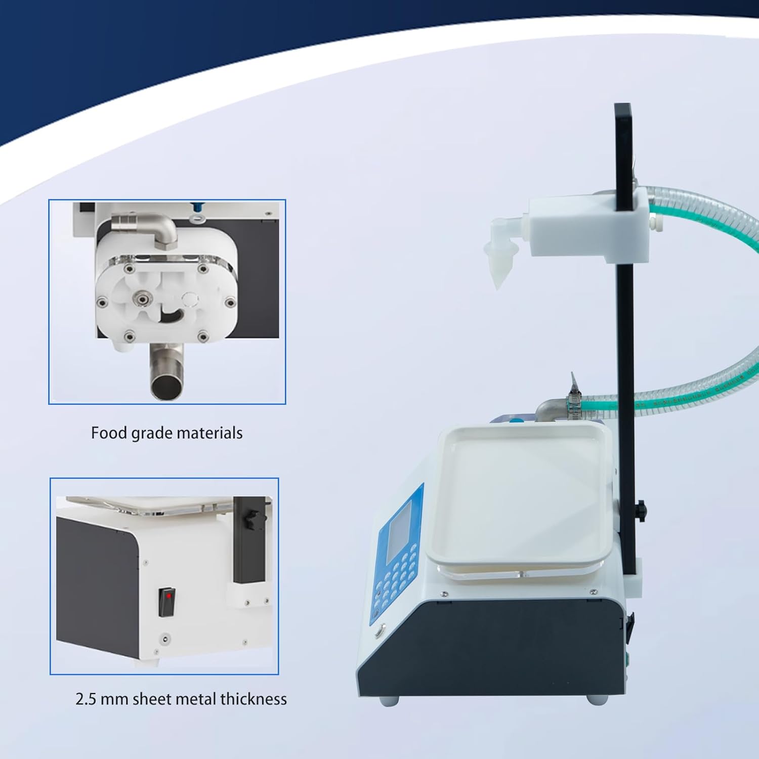 Honey Filler Machine Honey Filling Machine 20-6000g Bottle Filler Machine 6L/min Honey Bottle Filling Machine Honey Viscous Liquid Filling Machine Cream Filling Machine
