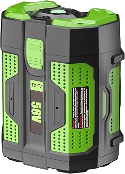 56V 7.5Ah Replacement for EGO Battery Compatible with All 56 Volt Power Tools