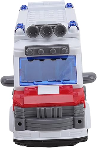 Miniatura 3 de VGEBY Juguete de ambulancia RC para niños ambulancia de control remoto de cuatro vías con luces simulación ambulancia regalo de coche para niños