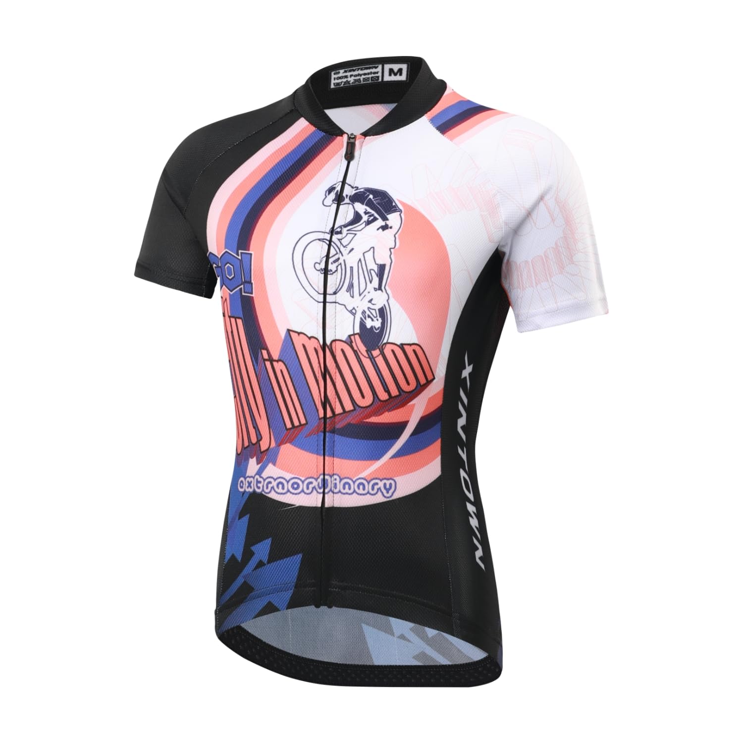 Ensemble de cyclisme unisexe pour enfant avec maillot à manches courtes + short rembourré), motif mixte, 9-11 ans