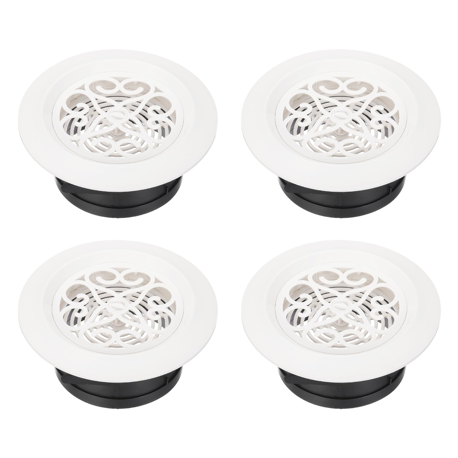 Grille d'aération ronde en ABS PATIKIL pour assainir l'air de la cuisine et de la salle de bain
