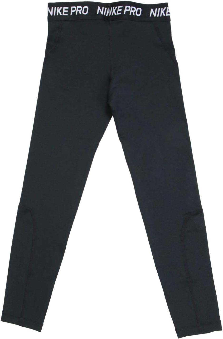 Nike Pro Big Kids' (Girls') Tights (Black/White, XL)
