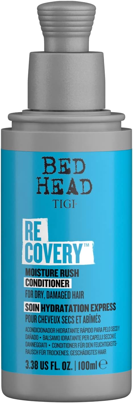 Bed Head by TIGI - Recovery Moisturising Conditioner - Ideal for Dry Damaged Hair - Travel Size - 100 ml