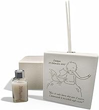 OGGETTANDO Personalised Small Princess Faux Leather Perfumer in Box Favor, Birth, Wedding, Baptism, Communion, Graduation, Confirmation, 18, 25 and 50 Years, Anniversaries, Birthdays