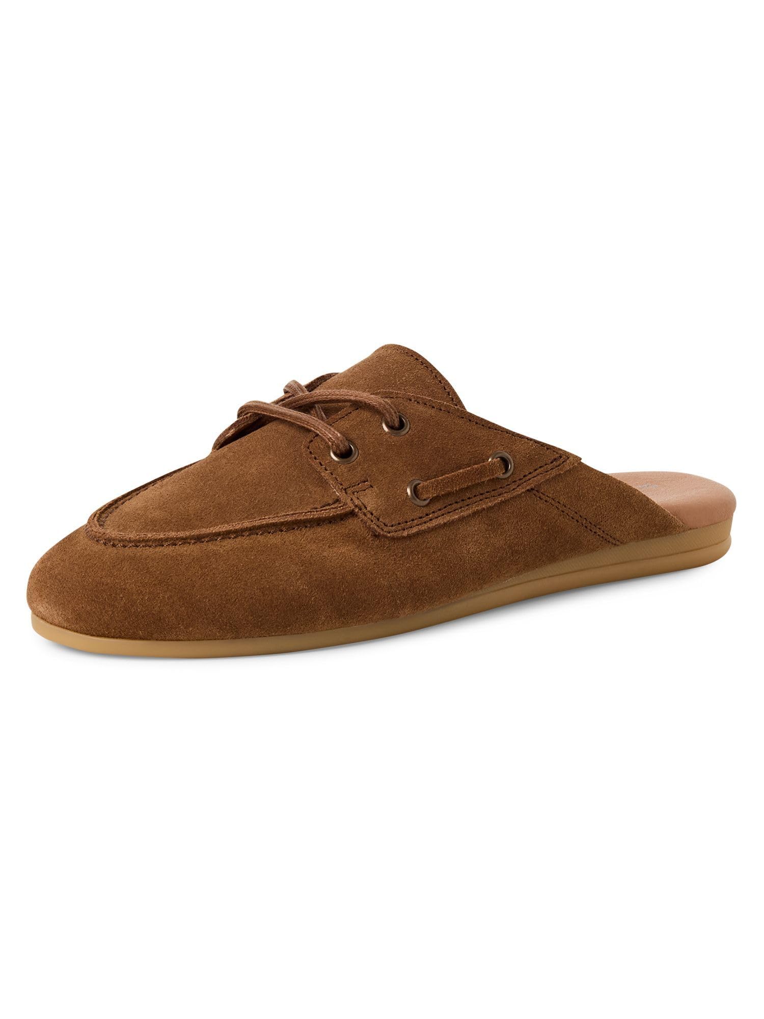 Tamaris Women Mule Leather flat brown 6.5 UK