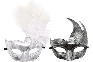 Alluring White Swan Feather Masquerade Mask for Unforgettable Nights