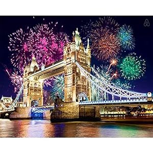 Diamond Painting Kits voor Volwassenen 5D Crystal Diamond Painting Kits Bridge Vuurwerk Rhinestone Embroidery…