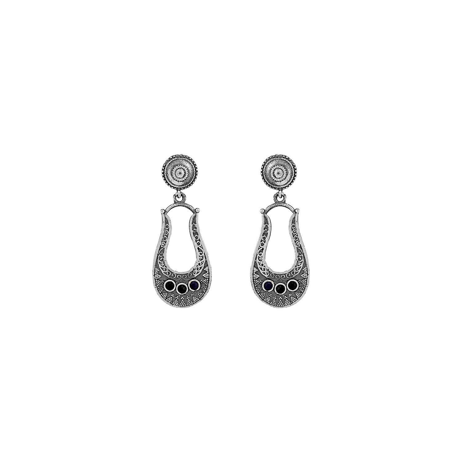 See full amazon price history chart for AccessHer jewellery Oxidised Silver Stylish Alloy Chandbali Earrings for Women and girls pair of 1 | Navratri Jewellery | AccessHer jewellery Oxidised Silver Stylish Alloy Chandbali Earrings for Women and girls pair of 1 | Navratri Jewellery | (B07XTJ8ZH1) Amazon Price History, Amazon Price Tracker