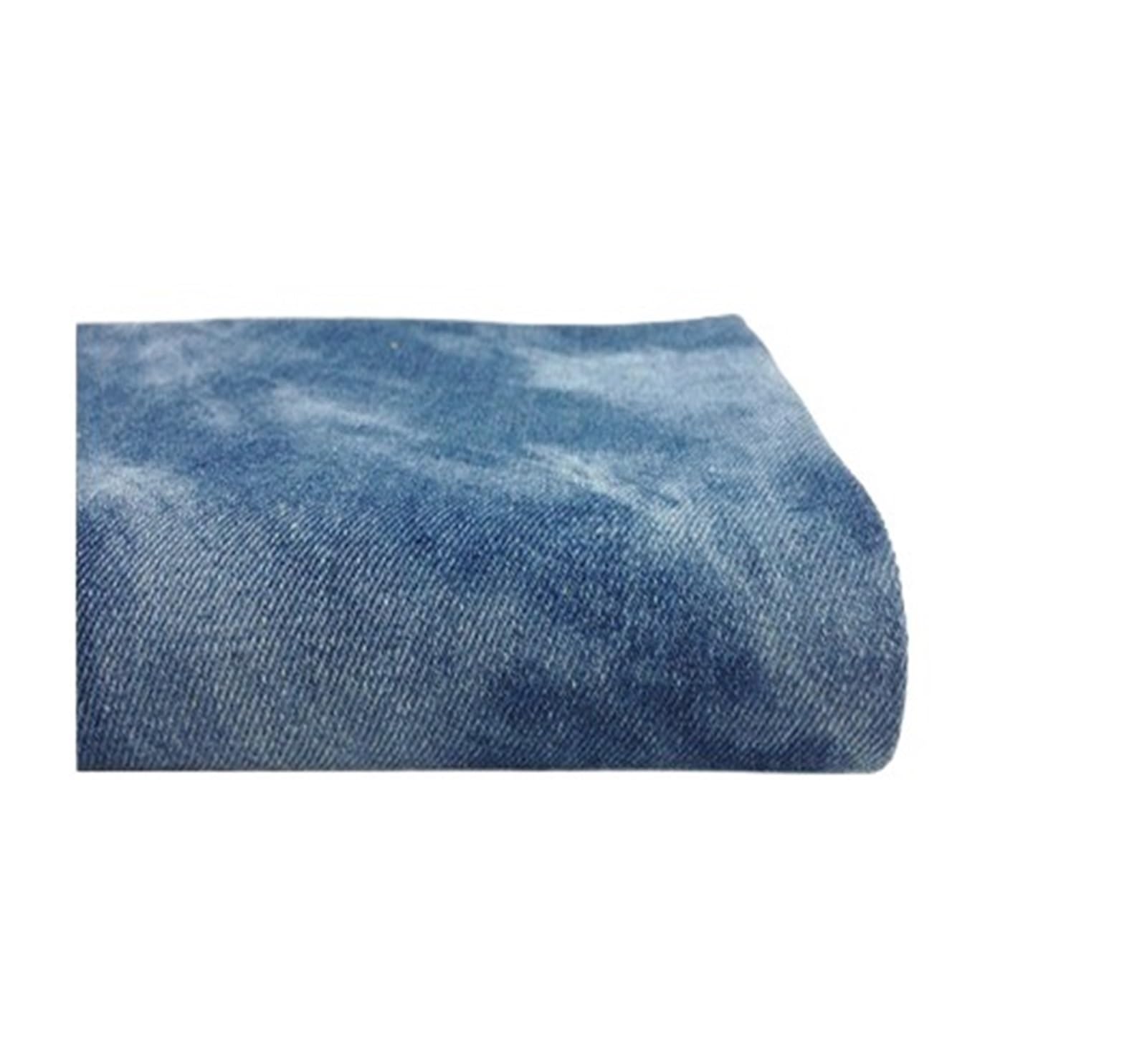 Tela vaquera teñida for sombreros, ropa, faldas, costura, jeans gruesos de, cómoda Para Ropa, Costura De Manualidades(Thick medium blue)
