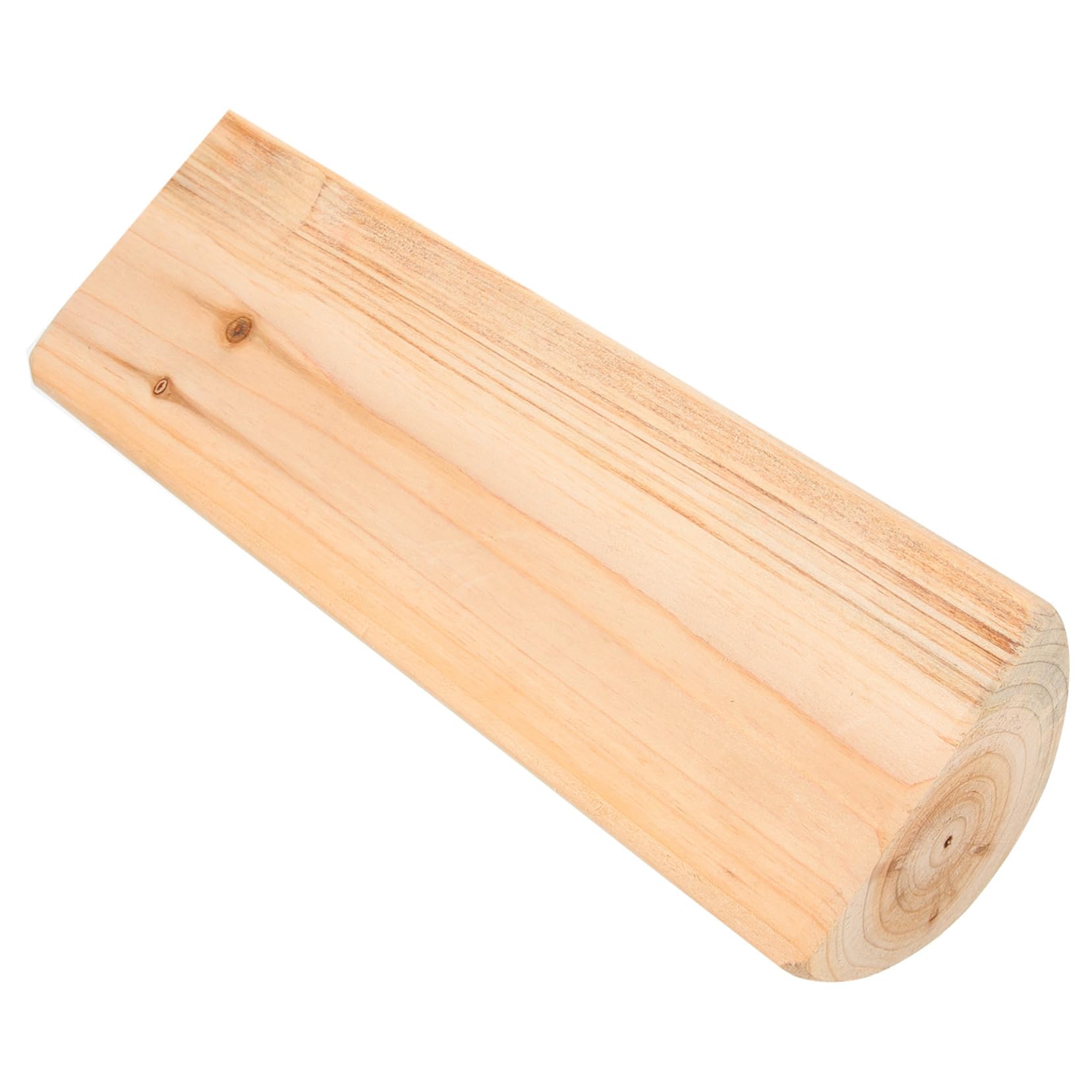 Wooden Cervical Support Pillow for Ergonomic Steam Room and Sauna Use High Wood Material for Side and Back