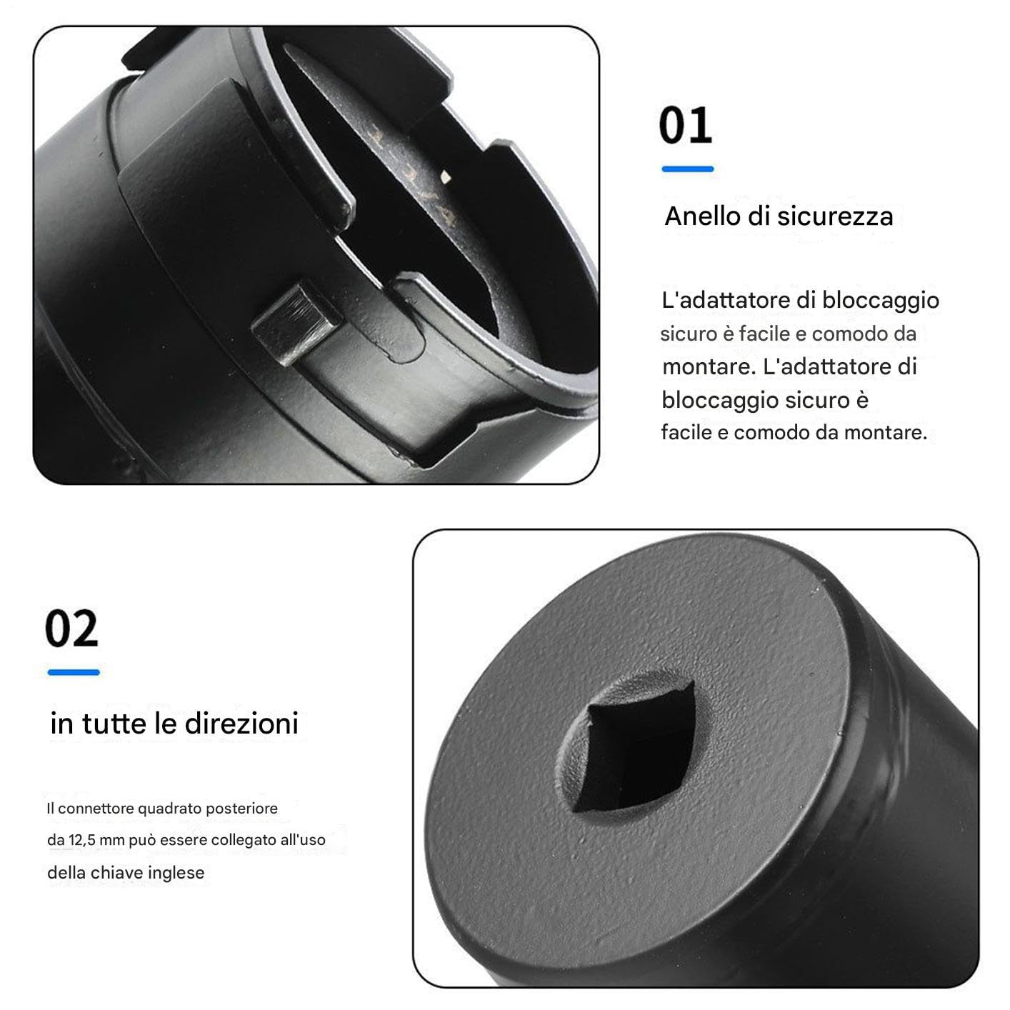 Strumento per Rimozione Giunto Sferico Interno - Kit Installazione Giunto Sferico | Strumento Di Riparazione Per Automobilistico,per Camion Auto SUV RV Officina Garage Sterzo