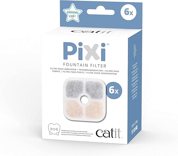 Catit PIXI Fountain Filters - 6-Pack - Filters
