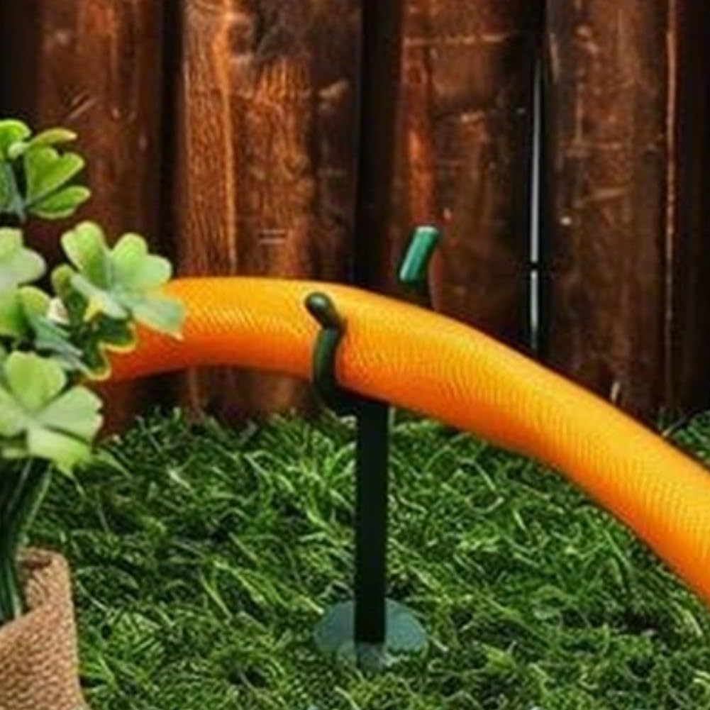 para soporte Manguera Jardín Plástico 16 Unidades para verde