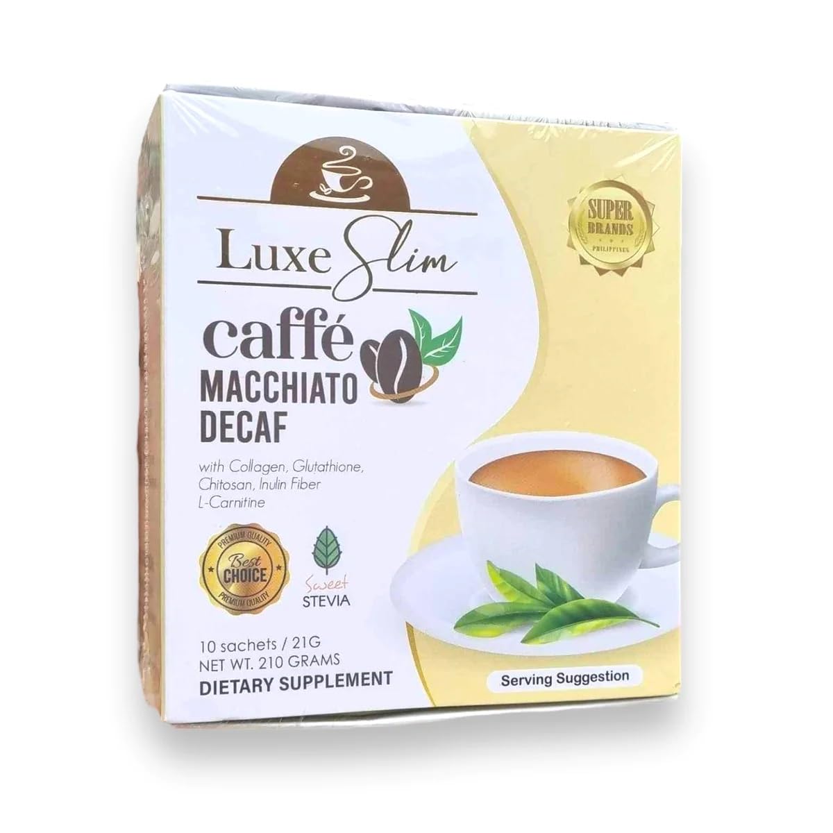 Luxe Slim Caffe Macchiato Decaf 210grams