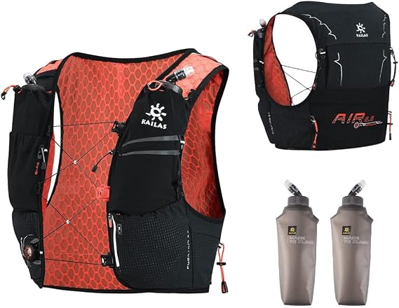 Amazon.com: KAILAS Chaleco de hidratación para correr, 8 l, ligero, con dos  frascos suaves para senderismo, ciclismo : Deportes y Actividades al Aire  Libre