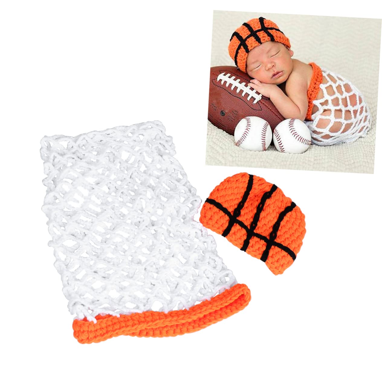UKCOCO 6 Pezzi Oggetti Di Scena Per La Fotografia Per Le Foto Del Neonato Da Basket Neonato Vestiti Appena Nati Oggetti Di Scena Per Bambini Costumi Per Bambini Fotografia Propfor