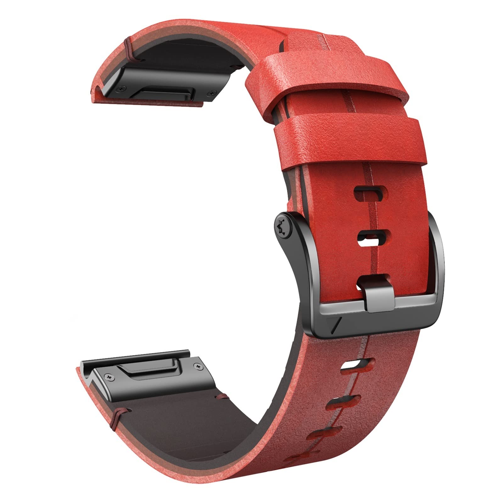 Sangle en cuir véritable 22mm compatible Forerunner 935 et Fenix 6 - 7