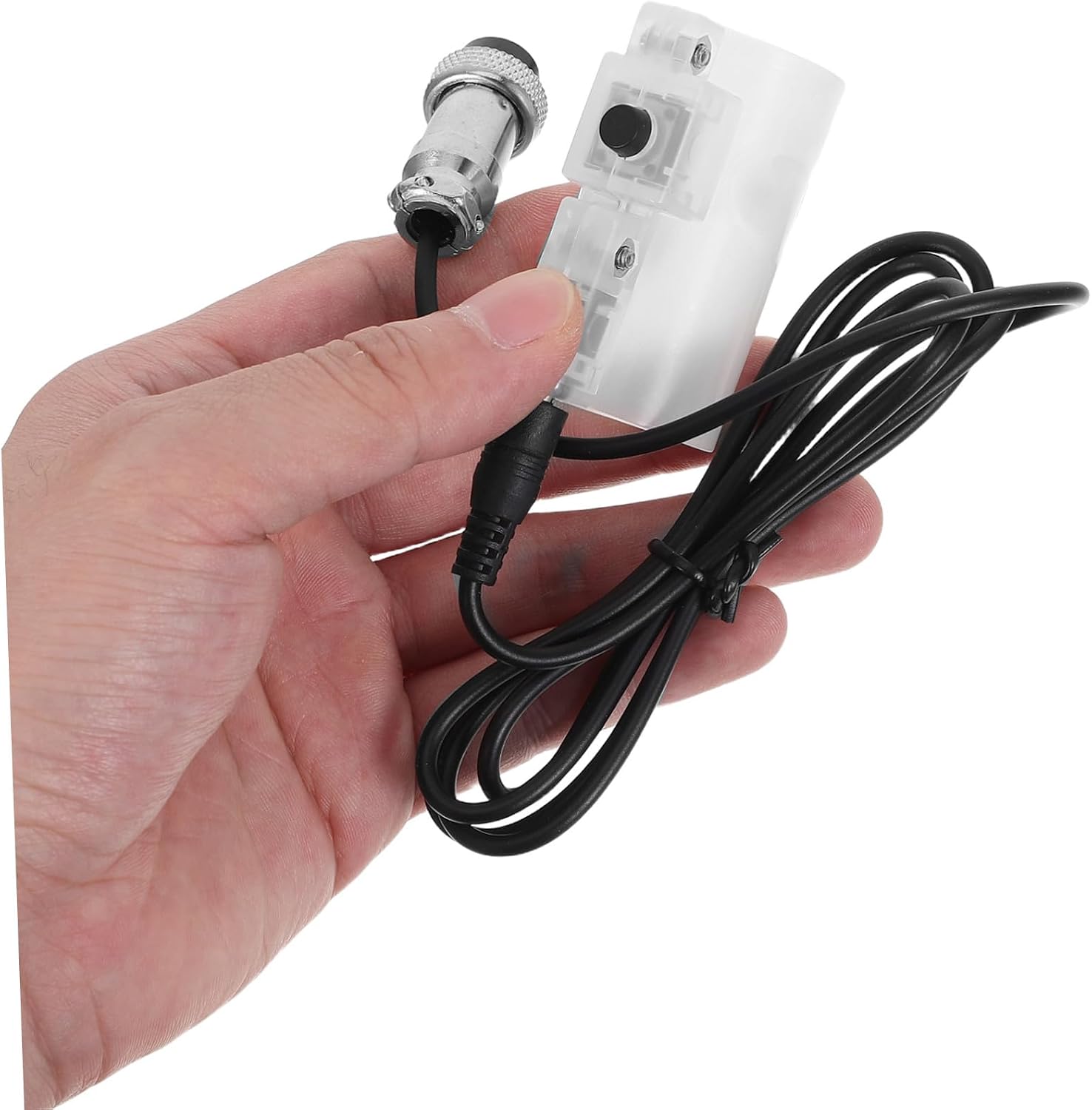 Manual Switch for Glue Dispenser 3 Core Hand Button Power Switch | Wear Resistant Plastic, Nonslip Design, Precise Start and Stop Control