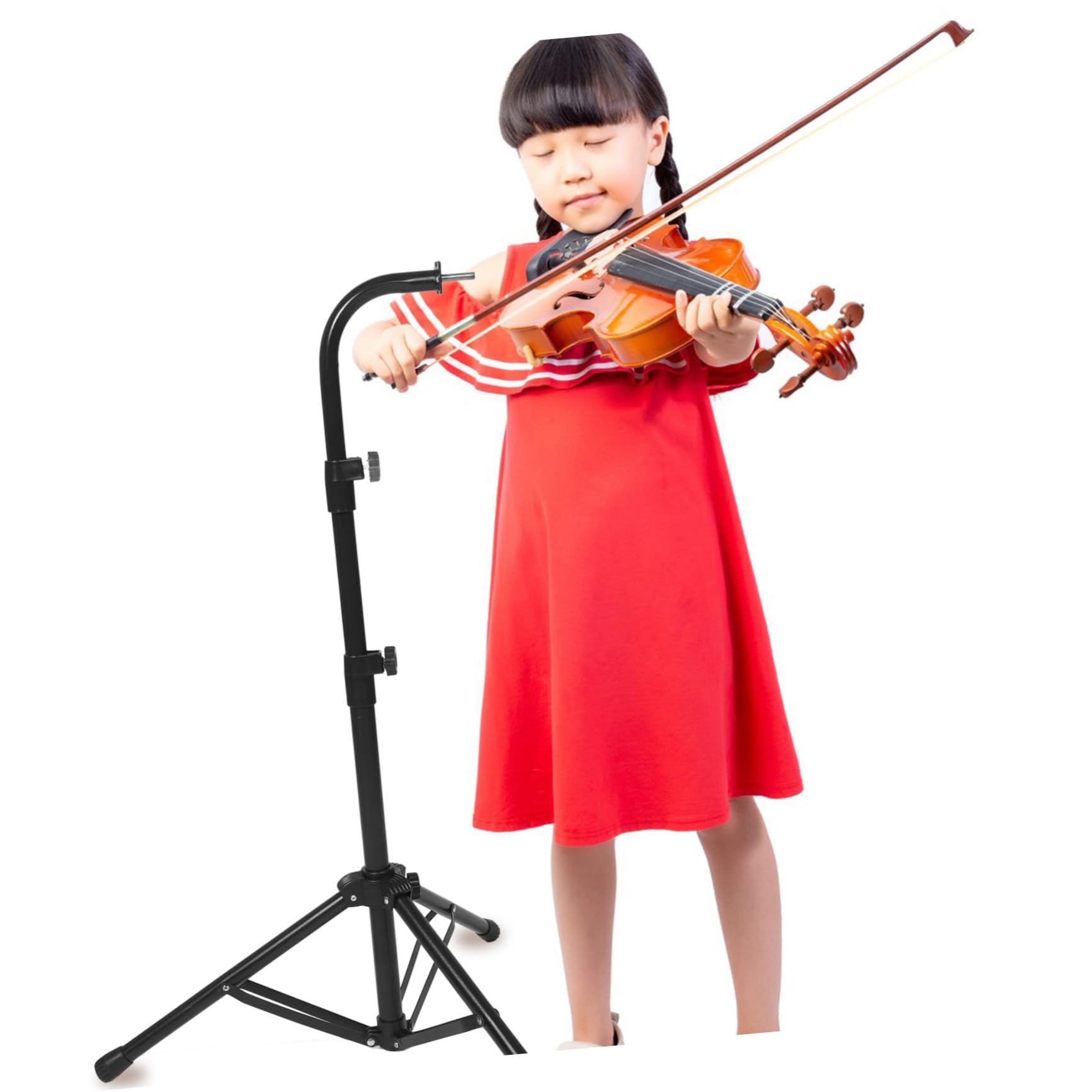 SUPVOX Supporto per Strumenti Percussione Cavalletto Treppiede Regolabile Altezza Porta Campane Staccabile per Esibizioni su Palco Sospensione per Campanelli Barre e Strumenti