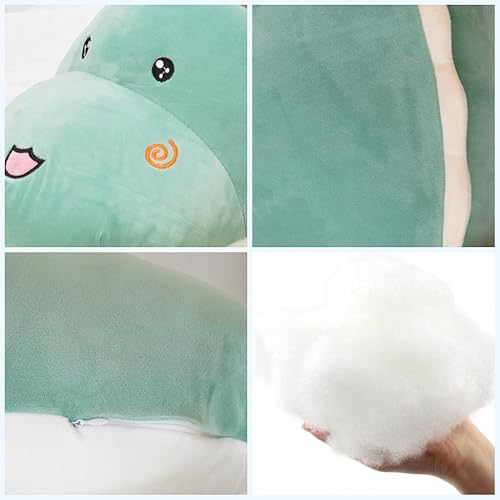 Miniatura 2 de Almohada de peluche de dinosaurio, linda muñeca de dinosaurio de peluche, almohada grande y suave para abrazar, regalo para cumpleaños de niños, San