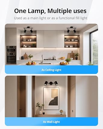 Gr4tec Kitchen Lights Ceiling 2 Way, Spot Light Ceiling GU10, Without Bulb