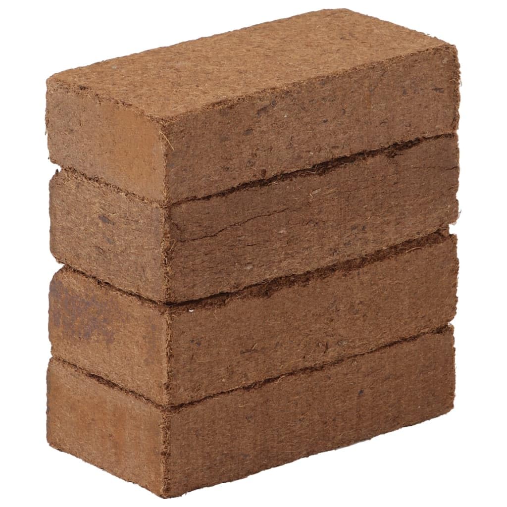 Kokosziegel 24 Stück Kokossubstrat für Pflanzen 15,6 kg Kokoserde für Garten Hydroponik Aussaat Stecklinge