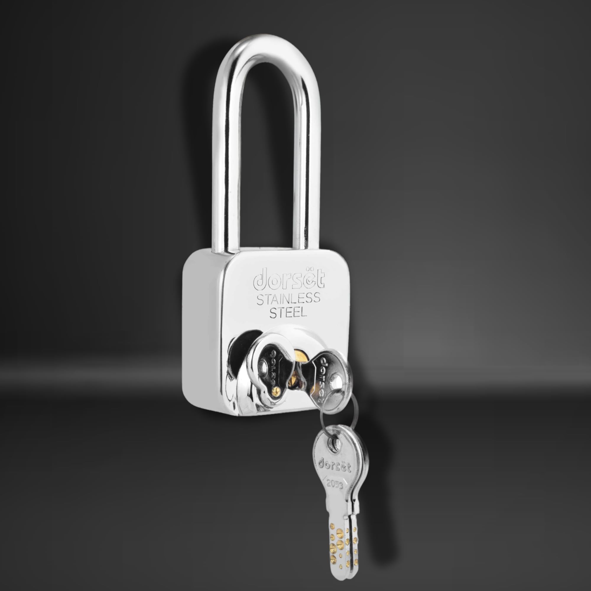 Dorset Long Shackle Padlock for Home | 60 mm Square Padlock with 3 Keys - Rust-Resistant SS Body, Hardened Shackle, Weatherproof Cap, Secure Dimple Key Technology | PD 60 SQ LS (B0DFQ4ZQZV) Amazon Price History, Amazon Price Tracker