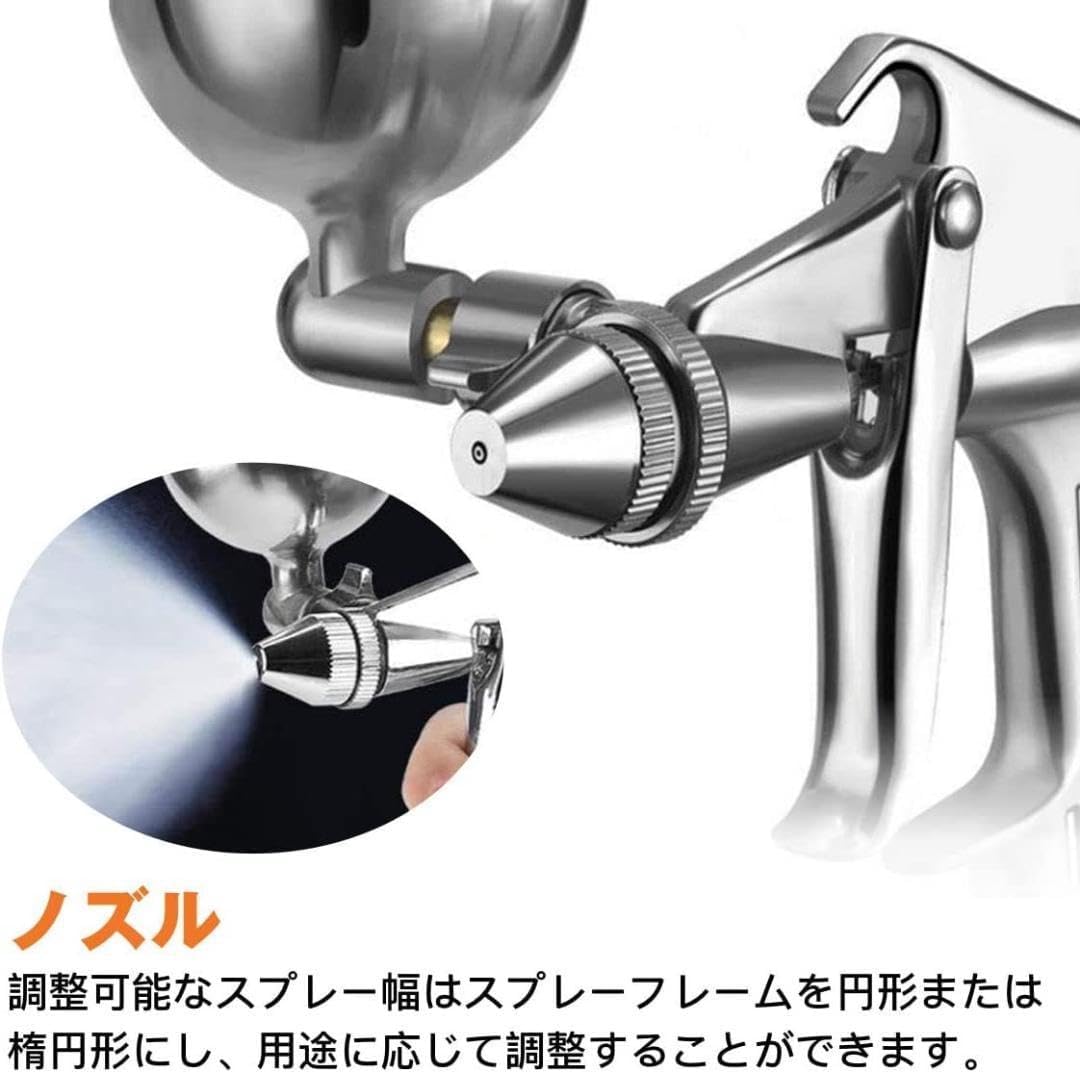 ❤本格プロ仕様2点セット❣きめ細かな美しい塗装が施せる♪❤エアースプレーガン 本格プロ仕様2点セット?きめ細かな美しい塗装が施せる♪?エアー ガン