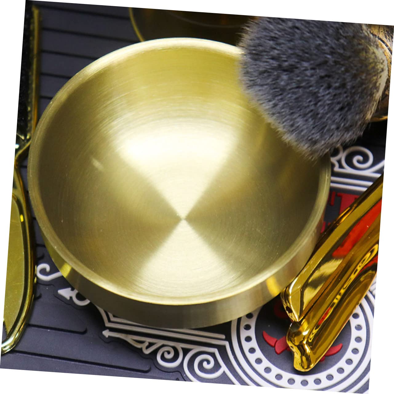 BESTYASH 1pc Men's Face Scrubber Korean Foaming Gentle Bubble Bowl Barber Shaving Bowl