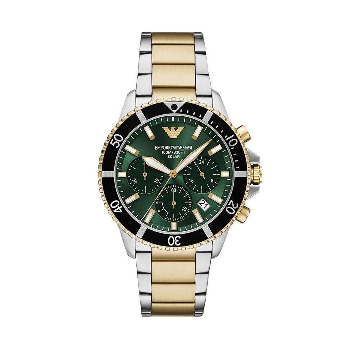 Emporio Armani Men's 43MM Two Tone Stainless Steel Watch, AR11695
