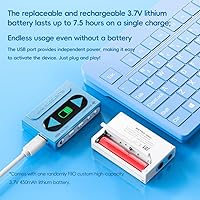 Vista 8 de FiiO/Snowsky Retro Nano Bluetooth USB DAC AMP con LDAC, aptX Adaptive, aptX LL (salida desequilibrada de 3.5mm y salida equilibrada de 4.4mm)
