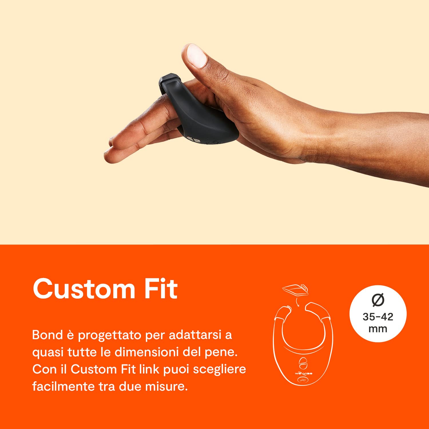 We-Vibe Tease Us Set Bond & Bond - Set di Anelli Vibranti Indossabili - Stimolante Fallico - Sistema a Rilascio Veloce - Estendibile 35-42mm - 10+ Modi di Vibrazione - Sex Toys Uomo e Coppie