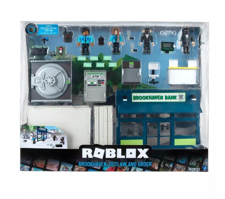 Photo 1 of Roblox Action Collection Brookhaven Outlaw and Order Deluxe Playset
