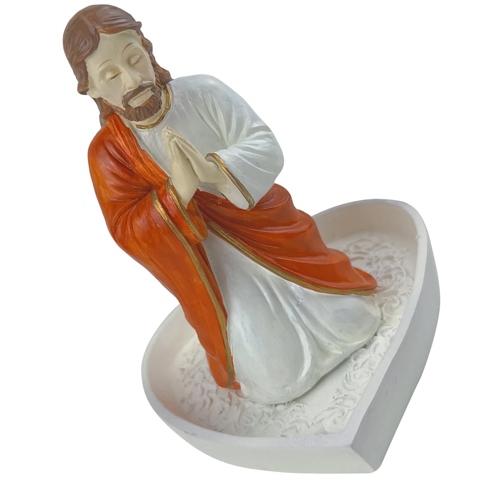 HDOYTXXM Artistics Resin Rosary Box Catholic Religious Jewelry Holder Spiritual Altars Home Decoration Resin Jewelry Display