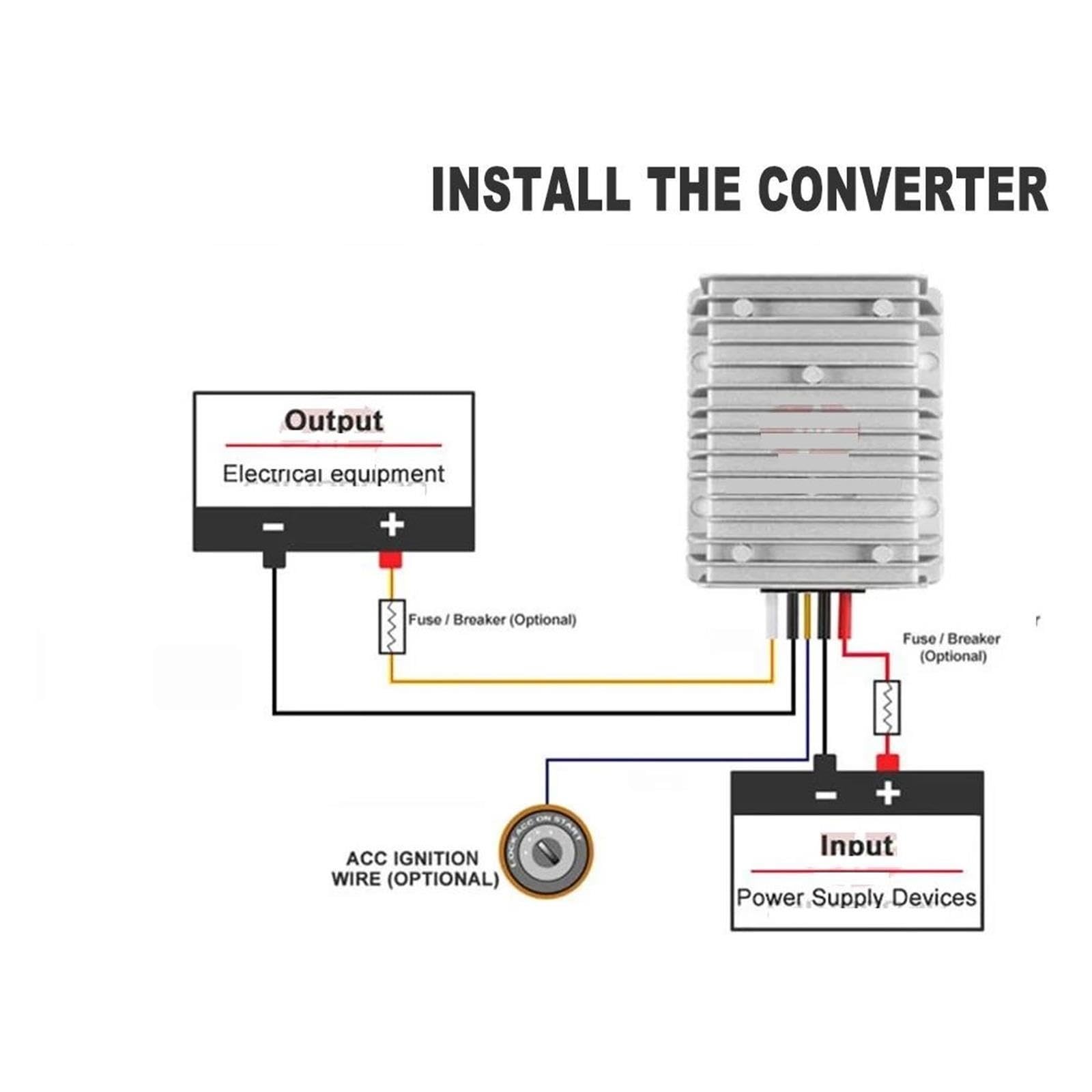 Convertidor reductor de regulador de voltaje CC