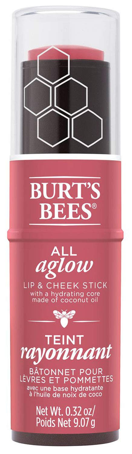 BURTS BEES Peony Pool All Aglow Lip & Cheek Stick, 0.32 OZ BURTS BEES Peony Pool All Aglow Lip & Cheek Stick, 0.32 OZ