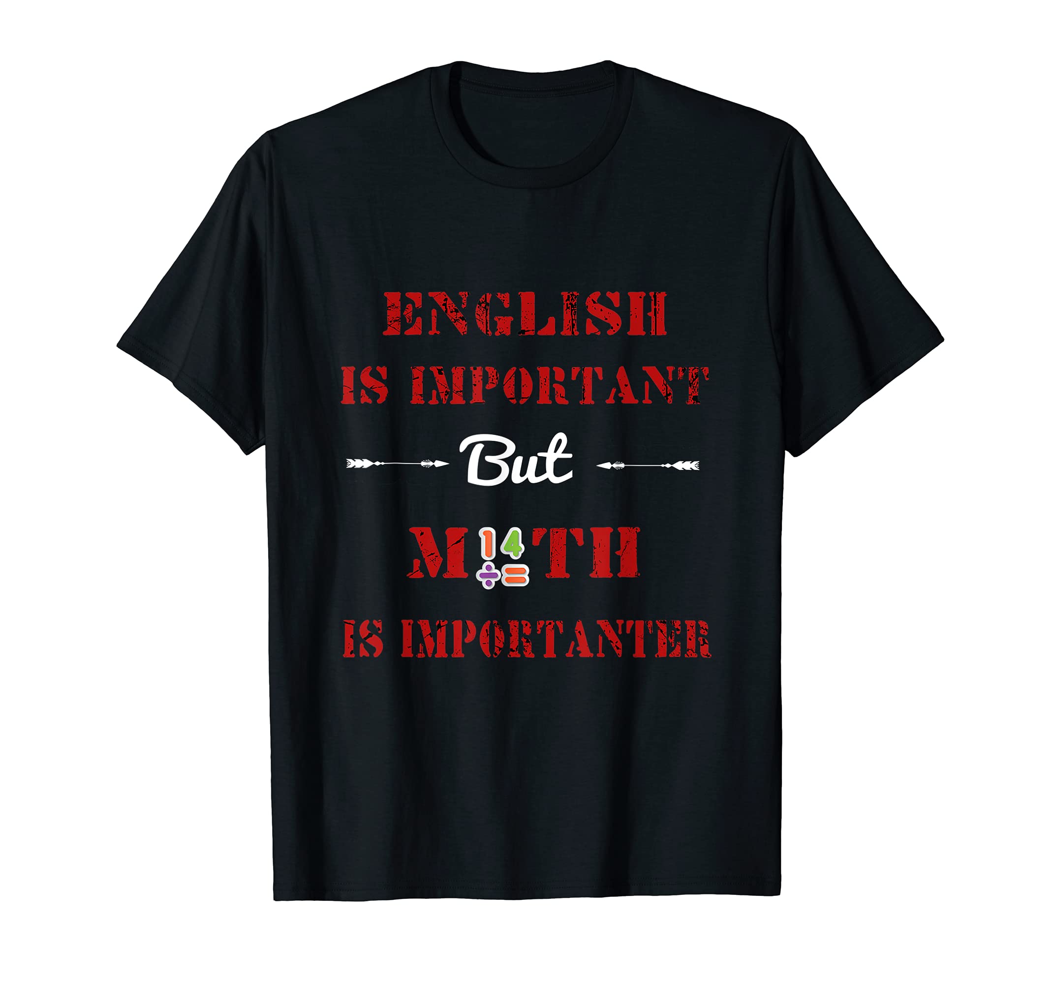 ImagineGreater TeesEducation Is Important But Math Is Importanter Funny Tshirt