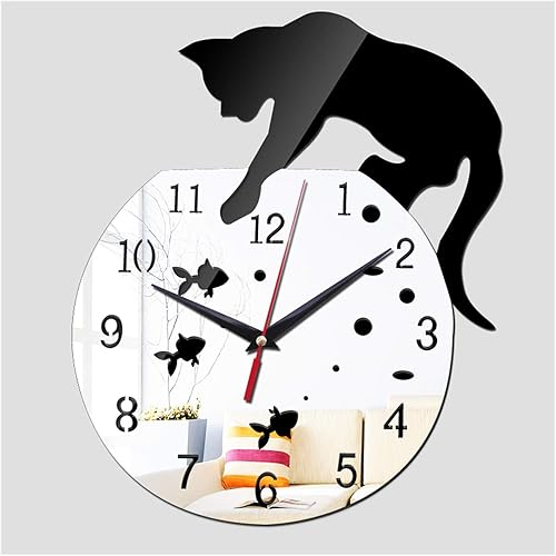 Miniatura 2 de Reloj de pared MANHONG Decoración Nuevo Reloj de pared Reloj de cuarzo Gran Decoración DIY Reloj Acrílico Espejo Moderno De Pared 3D Pegatina Sala